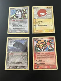 CARTE POKEMON BLOC EX LEGENDES OUBLIEES HOLO REVERSE MORPHEO TERHAL VOLTORBE - Image 1