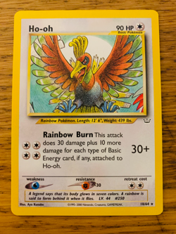 Ho-oh (18/64) Rare Neo Revelation Set Pokemon Card! FREE P&P! - Image 1