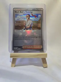 Pokemon Black Belt's Training TCG Card 099/131 Holo Pokeball Prismatic - Image 3