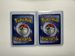 Vintage Pokemon Mew & Mewtwo Vintage 1999 Black Star Promo English Cards Lot (2) - Image 2