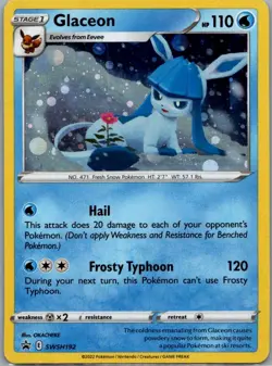Glaceon Holofoil SWSH: Sword & Shield Promo Cards SWSH192 - Image 1