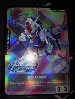 Gundam Card Game SD G Generation Eternal EX Base EXBP-006 P RX-78-2 English NM - Image 2