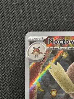Pokemon TCG Noctowl #141 Promo Card Stellar Crown Pokemon Center Stamped - Image 3