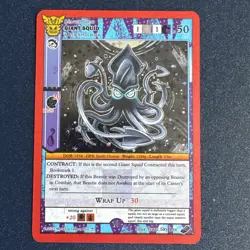 Metazoo Black Friday Giant Squid 2023 Full Holo Promo Card NM - Image 1