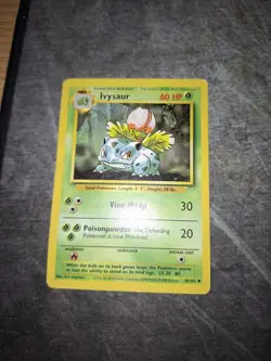 Pokemon TCG Ivysaur Card Uncommon Base Set 30/102 - Image 1