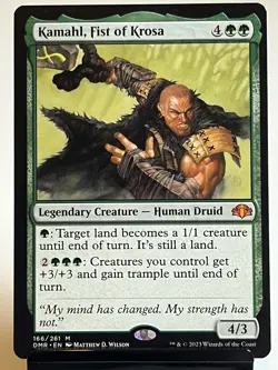 2023 MTG MAGIC THE GATHERING DOMINARIA REMASTERED KAMAHL, FIST OF KROSA - Image 1
