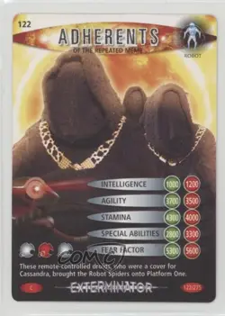 2006 Doctor Who: Battles in Time - Trading Card Game Exterminator Expansion #122 - Image 1
