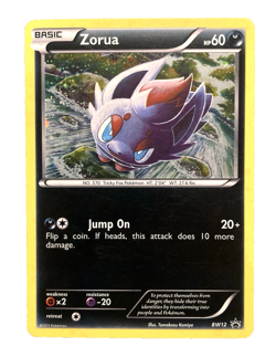 2011 Pokemon TCG Zorua BW12 Black Star Promo Holo - Tomokazu Komiya Card - Image 1