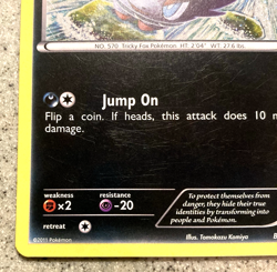 2011 Pokemon TCG Zorua BW12 Black Star Promo Holo - Tomokazu Komiya Card - Image 5