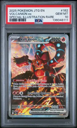Volcanion ex Special Illustration Rare PSA 10 Gem Mint Journey Together Pokemon - Image 1