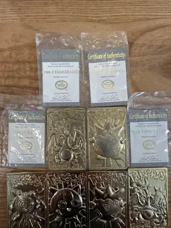 1999 Burger King Pokemon 23K Gold Plated Cards 10 Cards - Read Description - Image 4