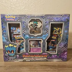 Pokemon TCG Marshadow Figure Collection Box English Promo Booster 2017 - Image 1