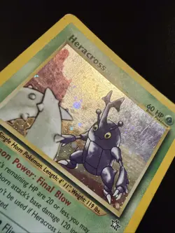 Heracross Holo Neo Genesis 6/111 Rare Pokemon - Image 4