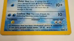 Pokemon TCG Lapras Fossil 10/62 Holo 1999-2000 Wizards Base Set Copyright... - Image 3