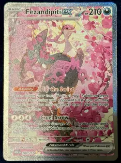 Pokemon TCG Fezandipiti ex 288/217 Special Illustration Rare Ascended Heroes NM - Image 1