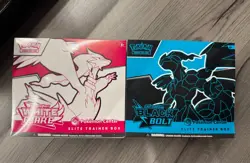 Pokemon Black Bolt and White Flare Pokemon Center ETB Brand New Sealed - Image 1