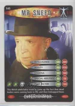 2006 Doctor Who: Battles in Time - Trading Card Game Mr Sneed #145 - Image 1