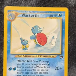 Pokemon TCG Wartortle 15/18 Southern Islands Stage 1 60 HP English 2001 - Image 2