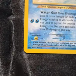 Pokemon TCG Wartortle 15/18 Southern Islands Stage 1 60 HP English 2001 - Image 4