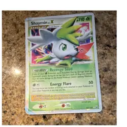Pokemon TCG Shaymin LV.X Rare Holo Platinum Level Up 127/127 110 HP - Image 1