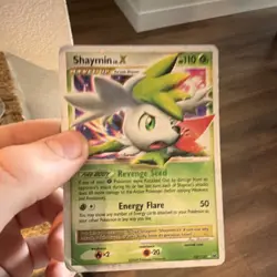 Pokemon TCG Shaymin LV.X Rare Holo Platinum Level Up 127/127 110 HP - Image 3