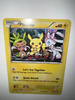 Pokemon Pikachu XY95 XY Promo Holo Basic 2016 English (print line top right) - Image 1
