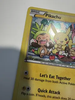 Pokemon Pikachu XY95 XY Promo Holo Basic 2016 English (print line top right) - Image 3