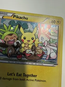 Pokemon Pikachu XY95 XY Promo Holo Basic 2016 English (print line top right) - Image 4