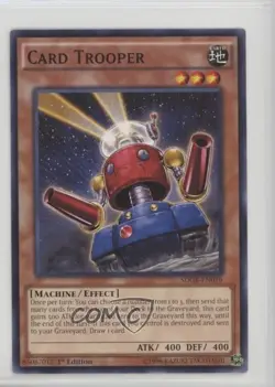 Card Trooper 1st Ed. YuGiOh Geargia Rampage Structure Deck #SDGR-EN016 - Image 1