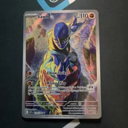 Sawk 130/086 Sv: White Flare Holo Pokemon TCG NM - Image 1