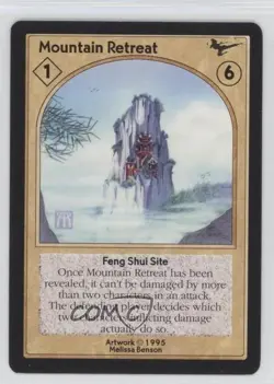 1995 Shadowfist Collectible Card Game Limited Mountain Retreat - Image 1
