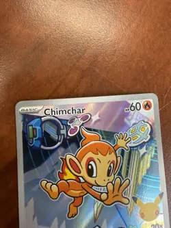 Pokemon Chimchar 041/MEP Mega Evolution Promo Full Art Holo Basic HP60 Fire - Image 2