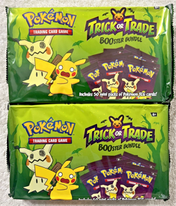 2023 POKEMON TRICK OR TRADE BOOSTER BUNDLE LOT OF 2 100 PACKS **NEW** - Image 2
