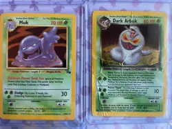 Pokemon Vintage MP/HP Holo Rare Lot Of 12 Base Team Rocket Fossil Authentic - Image 4