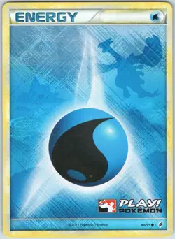 Water Energy 90/95 Crosshatch Holo Pokemon Call Of Legends Play! Promo Lugia LP - Image 1