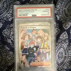 Pokemon Friends in Paldea Ultra Rare Holo PSA 10 137/131 2025 English - Image 1