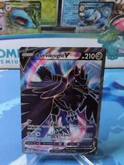 Corviknight V 156/163 Ultra Rare Battle Styles Pokemon NM - Image 1