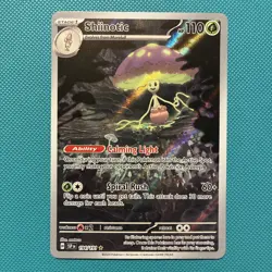 Pokemon TCG Shiinotic 194/191 Sv08 Surging Sparks Illustration Rare Holo - Image 1
