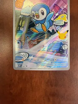 Pokemon Piplup Promo Full Art Illustration Rare Holo 098/094 Phantasmal Flames - Image 3