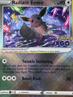 Pokemon Radiant Eevee Sword & Shield Promo Holofoil SWSH230 - Image 3