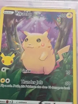 Pokemon TCG Pikachu 005/025 Celebrations Holo PSA 9 Mint - Image 2