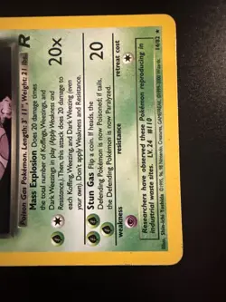 Dark Weezing Team Rocket 14/82 Holo Unlimited Rare Pokemon - Image 5