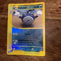 2002 Pokemon Poliwhirl 89/165 – Expedition – Reverse Holo – Yuka Morii - LP - Image 2