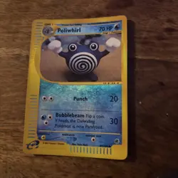 2002 Pokemon Poliwhirl 89/165 – Expedition – Reverse Holo – Yuka Morii - LP - Image 4