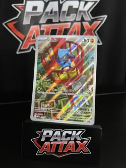 Pokmon TCG Riolu 010 Pokemon Center Stamped Black Star Promo Illustration Rare - Image 1