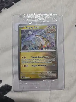 Pokemon TCG: SV07 Stellar Crown Best Buy Promo Stamped - Raging Bolt 111/142 - Image 1