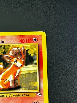 Brock's Vulpix 73/132 - Gym Heroes Vintage WOTC Pokemon TCG Card LP - Image 4