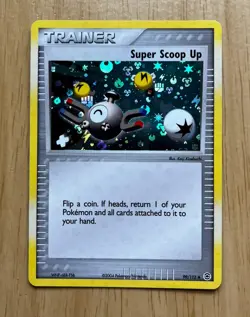 Pokemon TCG SUPER SCOOP UP Reverse HoloFoil 99/112 EX FR & LG (2004). NM/M - Image 1