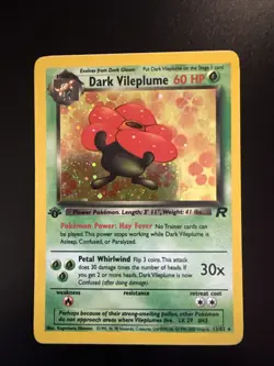 Dark Vileplume - 1st Edition - Holo - 13/82 Team Rocket - Pokemon - Image 1