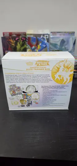 Pokemon Brilliant Stars Pokemon Center Elite Trainer Box Open Box No Packs. 820650850066 - Image 3